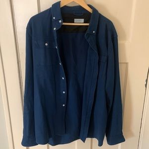 Saturdays NYC blue workshirt